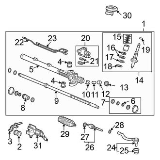 Acura OE - Steering Gear & Linkage