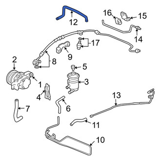 Acura OE - Power Steering Return Hose
