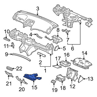Acura OE - Left Lower Instrument Panel Cover