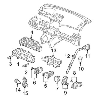 Acura OE - Instrument Panel - Cluster & Switches