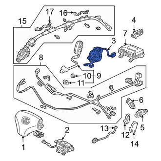 Acura OE - Air Bag Clockspring