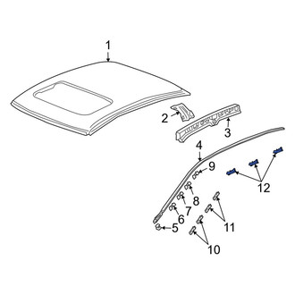 Acura OE - Roof Drip Molding Clip
