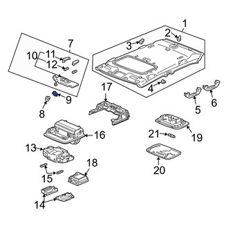 Acura OE - Sun Visor Holder