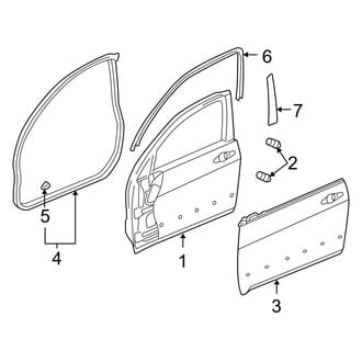 Acura OE - Front Door - Door & Components