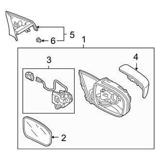 Acura OE - Front Door - Outside Mirrors