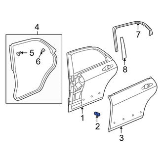 Acura OE - Front Door Stop
