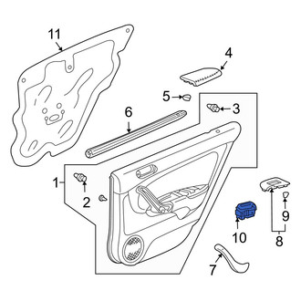 Acura OE - Rear Door Window Switch