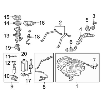 Acura OE - Fuel System Components