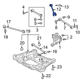 Acura OE - Rear Lateral Arm