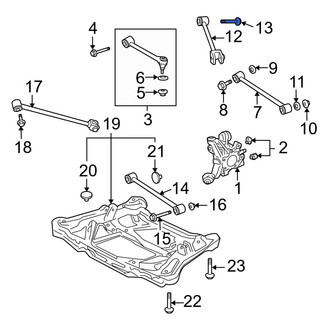 Acura OE - Suspension Trailing Arm Bolt