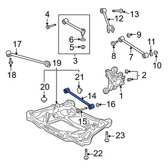 Acura OE - Rear Upper Rearward Suspension Control Arm