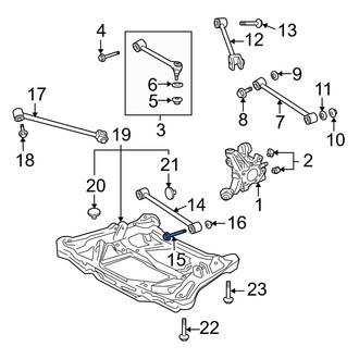 Acura OE - Front Lower Forward Suspension Control Arm Bolt