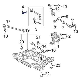 Acura OE - Rear Lower Inner Suspension Control Arm Bolt
