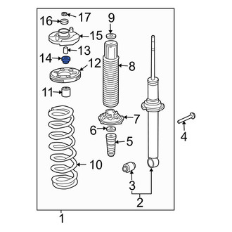 Acura OE - Suspension Shock Absorber Mount Cap
