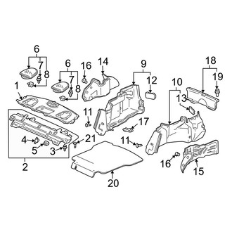 Acura OE - Rear Body & Floor - Interior Trim