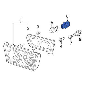 Acura OE - Back Up Light Socket
