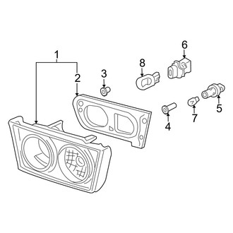 Acura OE - Rear Lamps - Tail Lamps (On Lid)