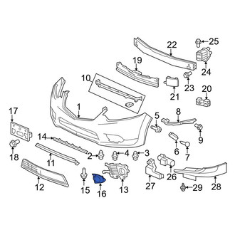 Acura OE - Front Right Fog Light Trim