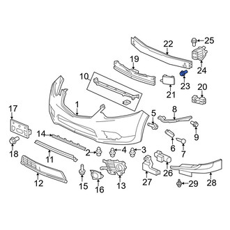 Acura OE - Front Bumper Cover Reinforcement Beam Bolt