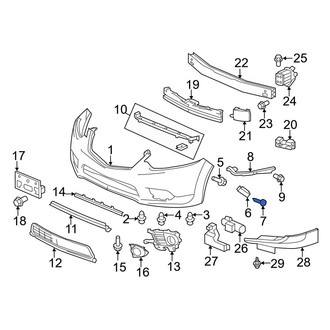Acura OE - Rear Bumper Guide Screw