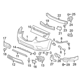 Acura OE - Front Bumper