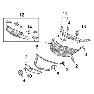 Acura OE - Grille Screw
