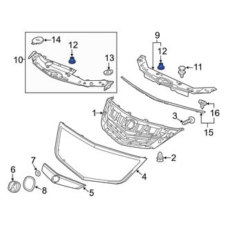 Acura OE - Front Hood Stop Buffer