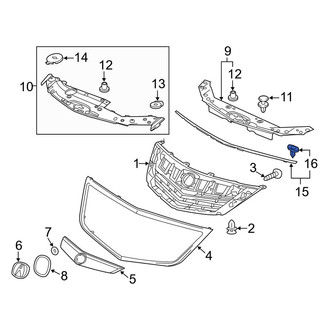 Acura OE - Hood Seal Clip