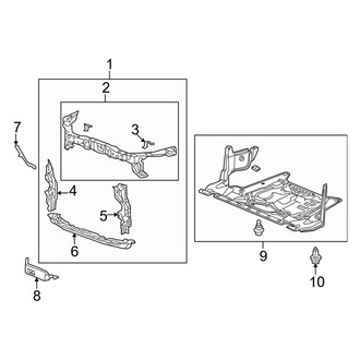 Acura OE - Radiator Support