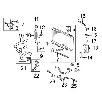 Acura OE - Cooling - Radiator & Components