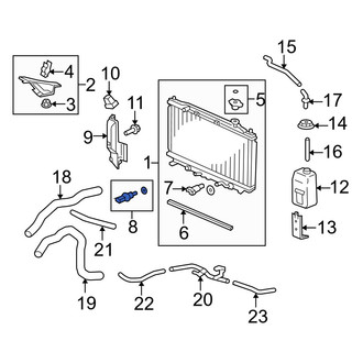 Acura OE - Engine Coolant Temperature Sensor