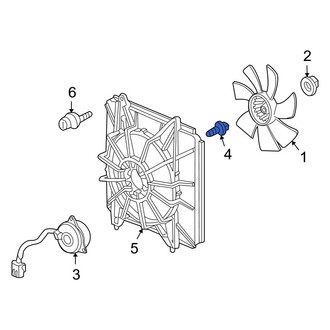 Acura OE - A/C Condenser Fan Shroud Screw