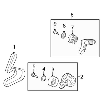 Acura OE - Cooling - Belts & Pulleys