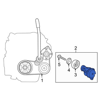 Acura OE - Accessory Drive Belt Tensioner Assembly