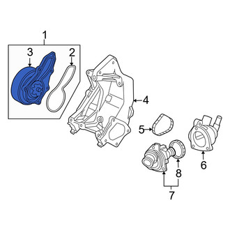 Acura OE - Engine Water Pump Pulley