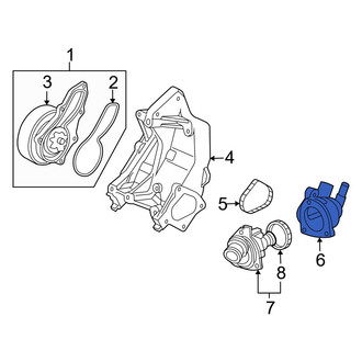 Acura OE - Lower Engine Coolant Thermostat Housing