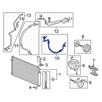 Acura OE - A/C Refrigerant Discharge Hose