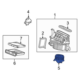 Acura OE - HVAC Blower Motor Assembly