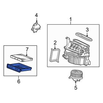 Acura OE - Cabin Air Filter Case