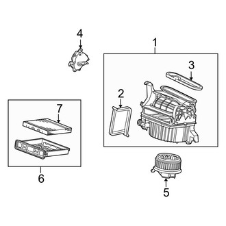 Acura OE - Air Conditioner & Heater - Blower Motor & Fan