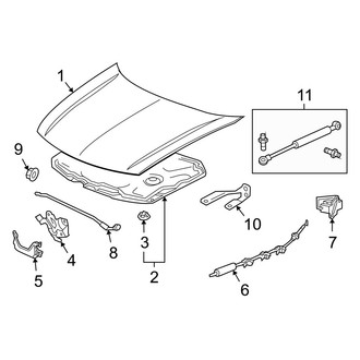 Acura OE - Hood & Components