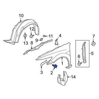 Acura OE - Fender Bolt
