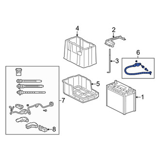 Acura OE - Battery Ground Strap