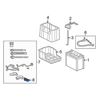 Acura OE - Battery Terminal Cover