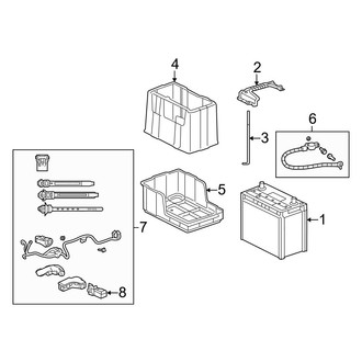 Acura OE - Electrical - Battery (2.4L)