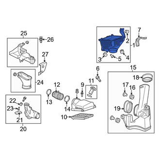 Acura OE - Lower Air Filter Housing