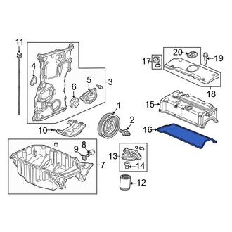 Acura OE - Engine Valve Cover Gasket