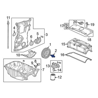 Acura OE - Engine Crankshaft Pulley Bolt