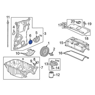 Acura OE - Rear Engine Crankshaft Seal