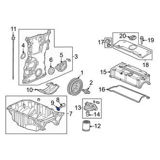 Acura OE - Engine Oil Drain Plug Gasket
